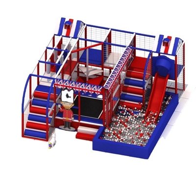 25-50 Kids Large Play Area Soft Indoor Playground with Jumping Area and Trampoline Park Equipment by Betta Play