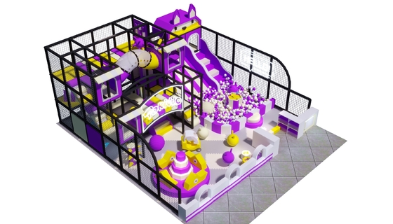 Multi-function Indoor Playground Equipment for Kids Slide and Ball Pit NO Inflatable Style Multi-function Playground Indoor