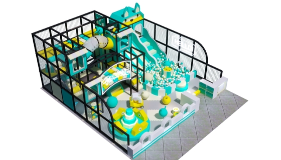 Multi-function Indoor Playground Equipment for Kids Slide and Ball Pit NO Inflatable Style Multi-function Playground Indoor