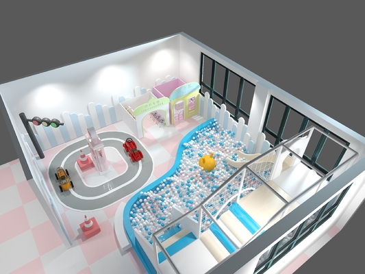 Customized Colors BettaPlay Kids Indoor Macaron Soft Playground Small Area Play Center for Girls
