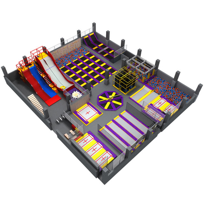 Bettaplay Commercial Indoor Training Gym Equipment Presents Amusement Park Trampoline Bed for Kids and Adults