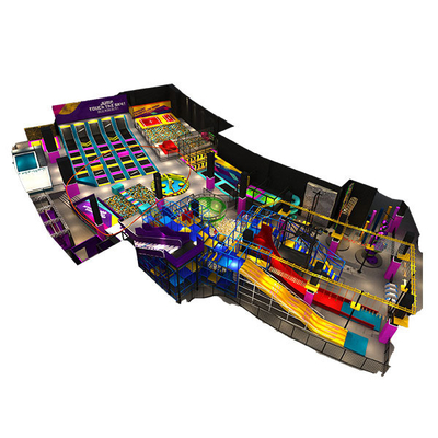 Commercial Indoor Playground Trampoline Equipment Target Age Adults and Kids Indoor Fitness Trampoline Park Equipment