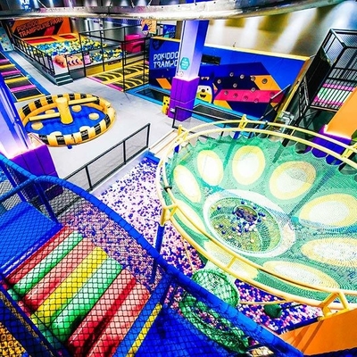 Commercial Indoor Playground Trampoline Equipment Target Age Adults and Kids Indoor Fitness Trampoline Park Equipment