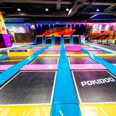Commercial Indoor Playground Trampoline Equipment Target Age Adults and Kids Indoor Fitness Trampoline Park Equipment