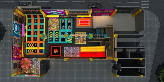 Experience the Ultimate Bouncing Experience with Pokiddo Huge Rectangular Trampoline Park