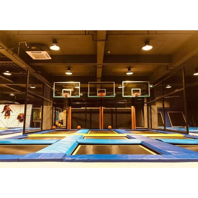 Galvanized Tube PP Spring The Perfect Combination for an Indoor Commercial Playground Trampoline Park at a Resort Hotel