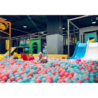 Galvanized Tube PP Spring The Perfect Combination for an Indoor Commercial Playground Trampoline Park at a Resort Hotel
