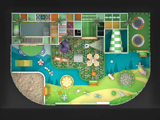 Customized Bettaplay Kids Indoor Playgrounds Maze Naughty Castle for Customer Requirements