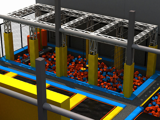 Bettaplay Free Jumping Zone Trampoline Park The Ultimate Bouncing Bed for 5-10 Passengers' Adventures at Amusement Park
