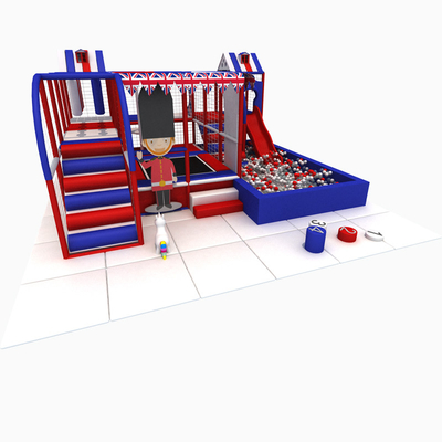 25-50 Kids Large Play Area Soft Indoor Playground with Jumping Area and Trampoline Park Equipment by Betta Play